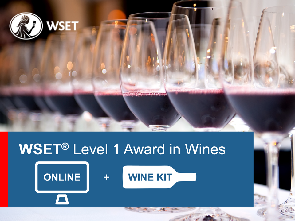 New: WSET online courses with wine kits