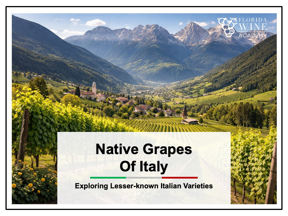 Grape Path 05/14 - Italy Off the Beaten Path - Native grapes – Florida Wine Academy