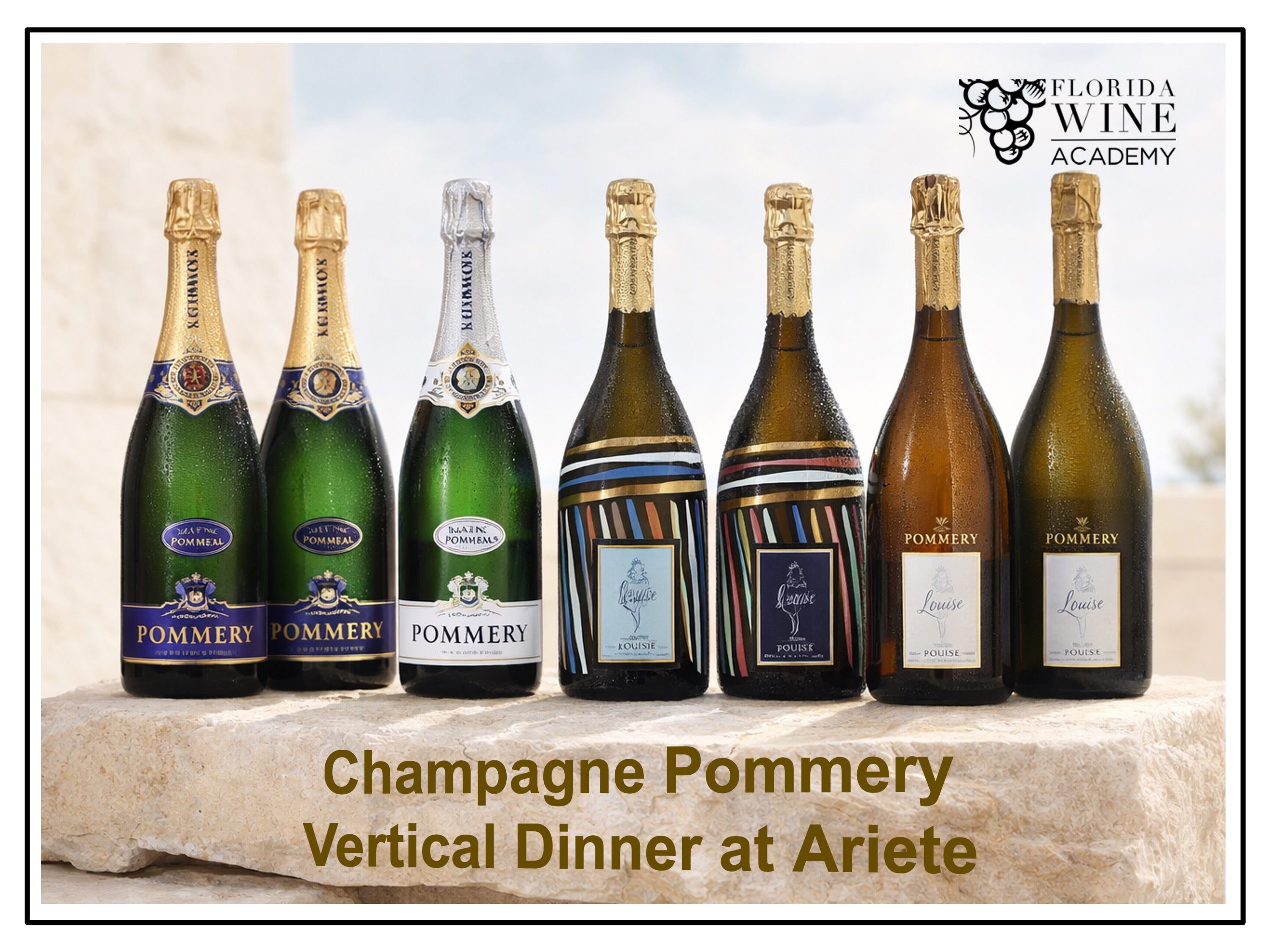 4/20 - FWA 10th Anniversary - Champagne Pommery Vertical Dinner at Ariete