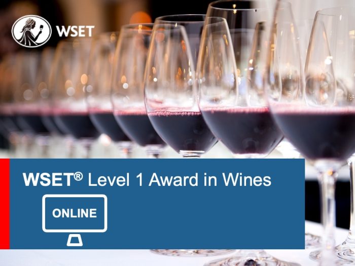 WSET Course Level 1 in Wines Online